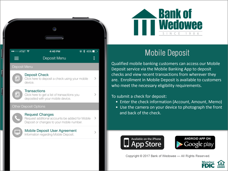 Mobile Deposit